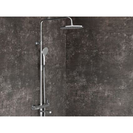 Ravak X07P642 - Shower set with mixer, polished chrome