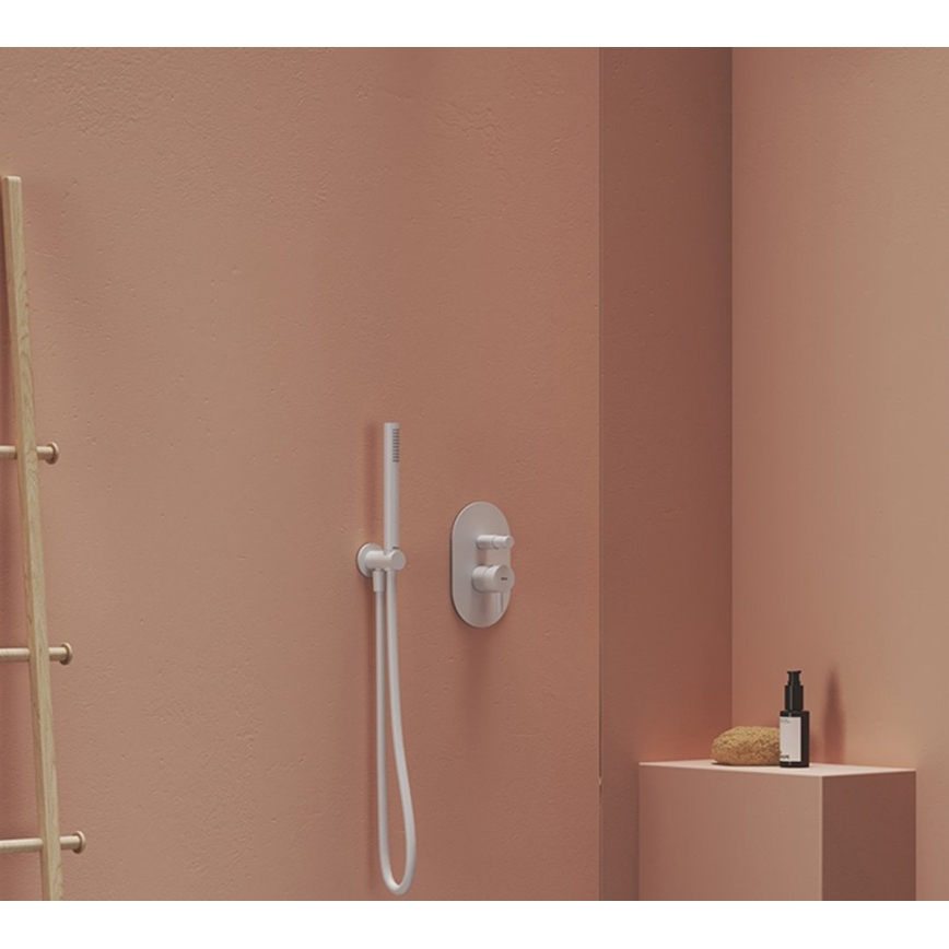 Ravak X07P682 - Matte White Handheld Shower