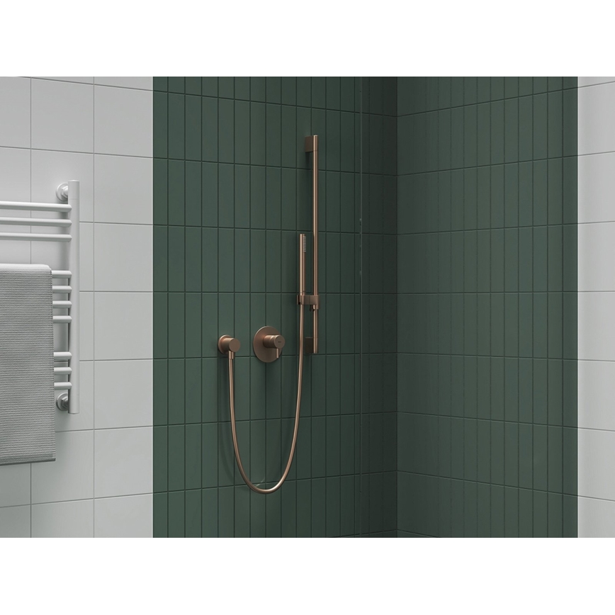 Ravak X07P715 - 70 cm Brushed Gold Shower Rail