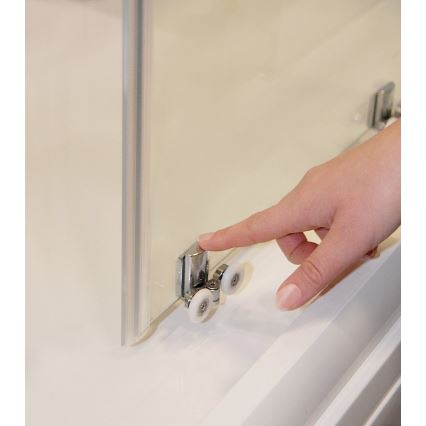 Ravak X1LM70C00Z1 - BLIX SLIM 90x90 cm 4-piece corner shower enclosure, polished chrome