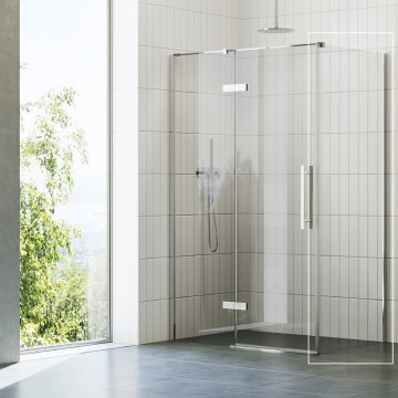 Ravak X9VVA0A00Z1 - Fixed shower screen COOL, polished chrome