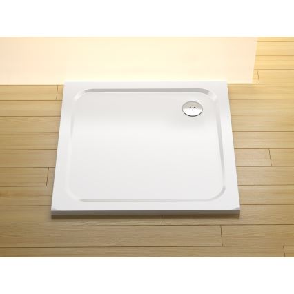 Ravak XA047701010 - PERSEUS 90x90 cm square shower tray, white