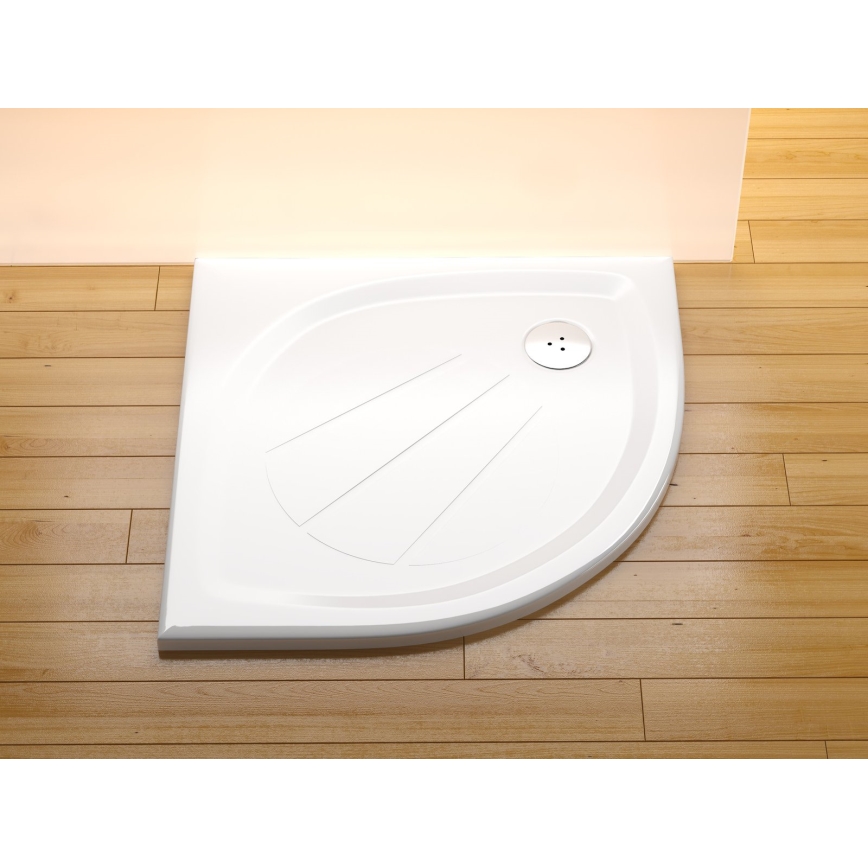 Ravak XA237701010 - ELIPSO quadrant shower tray 90 x 90 cm white