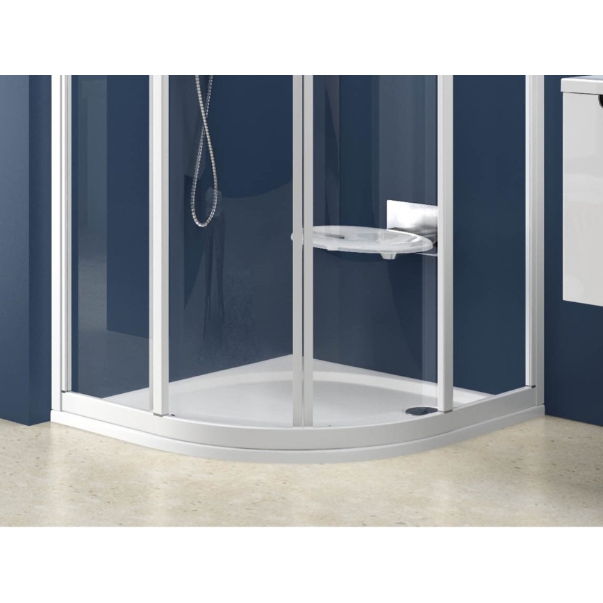 Ravak XA237711010 - ELIPSO quadrant shower tray 90x90 cm white