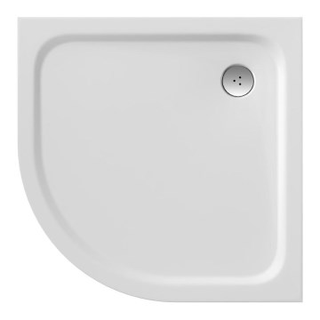 Ravak XA244401010 - ELIPSO Quadrant Shower Tray 80x80 cm White