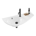Ravak XJ1P1100000 - AVOCADO 85x45 cm Wall-hung basin, cast marble/white