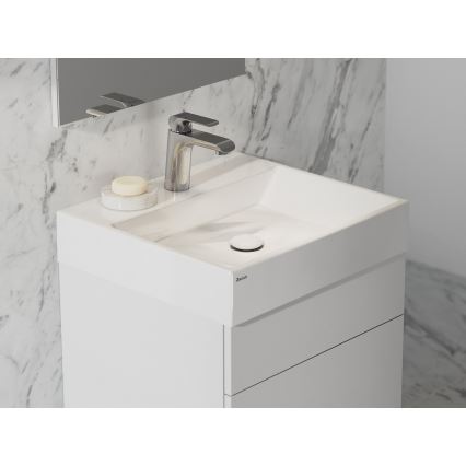 Ravak XJO01250000 - NATURAL wall-hung basin 50x45 cm, cast marble/white