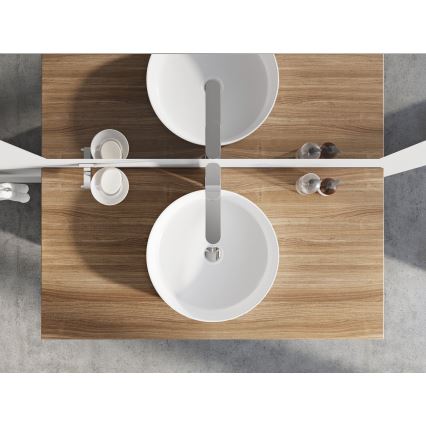 Ravak XJX01140001 - UNI countertop washbasin Ø 40 cm ceramic/white