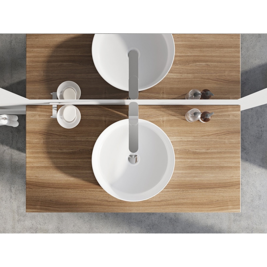 Ravak XJX01140001 - UNI countertop washbasin Ø 40 cm ceramic/white