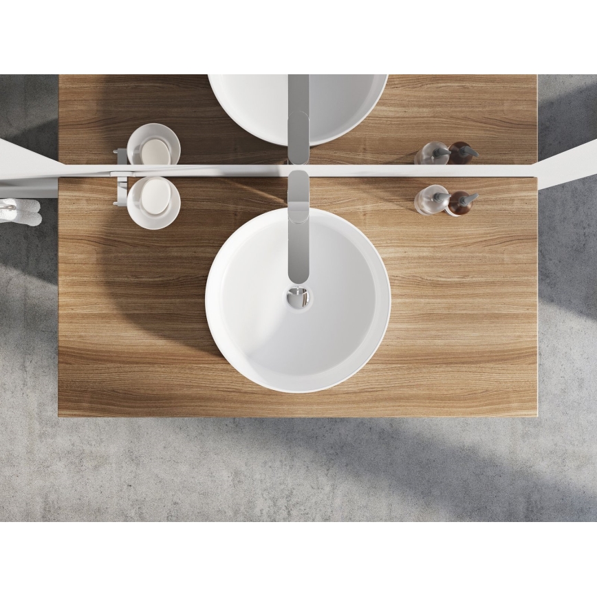 Ravak XJX01140002 - UNI SLIM countertop basin Ø 40 cm ceramic/white