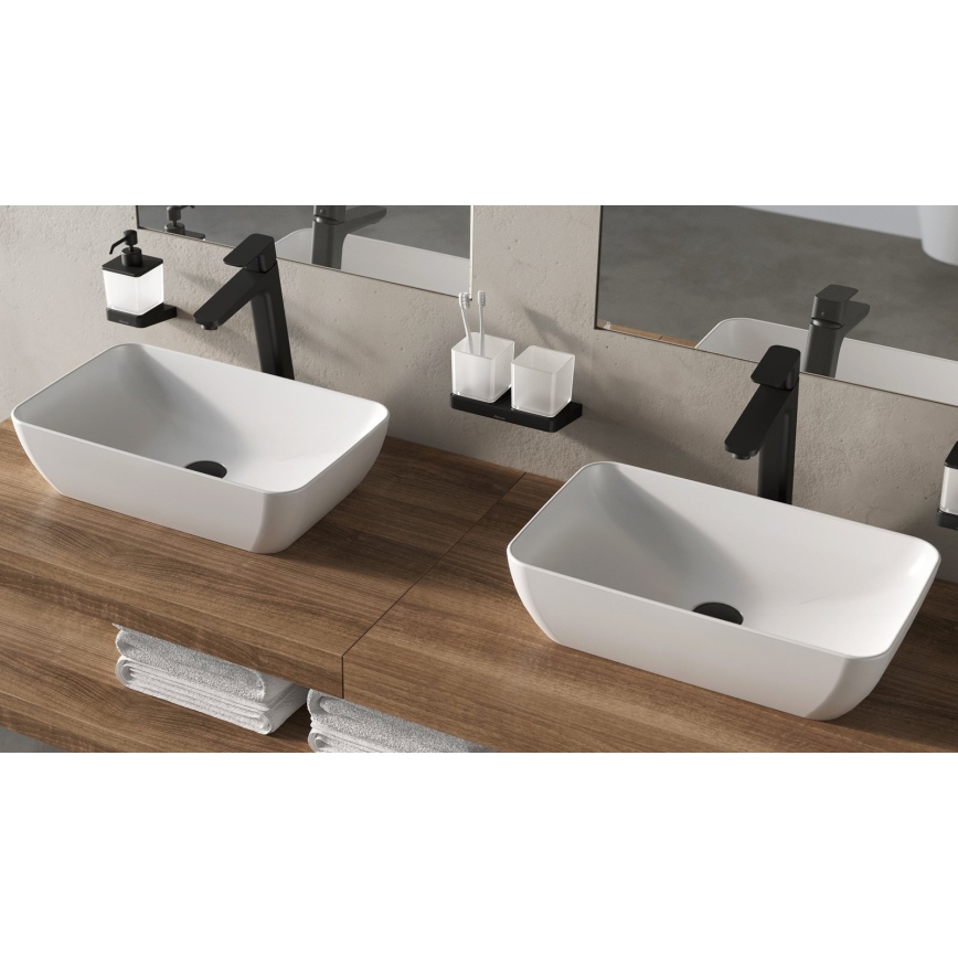 Ravak XJX01150001 - UNI SLIM Countertop Basin 50x31 cm ceramic/white