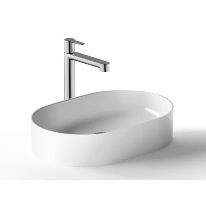 Ravak XJX01155001 - CERAMIC SLIM 55x37 cm countertop washbasin ceramic/white