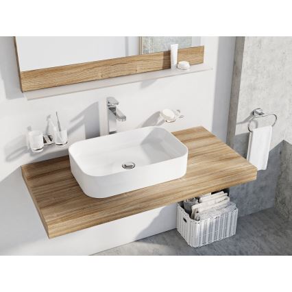 Ravak XJX01155002 - CERAMIC SLIM countertop basin 55 x 37 cm ceramic/white