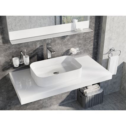Ravak XJX01155002 - CERAMIC SLIM countertop basin 55 x 37 cm ceramic/white