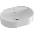 Ravak XJX01155003 - CERAMIC SLIM 55x40 cm Countertop Washbasin, Ceramic/White