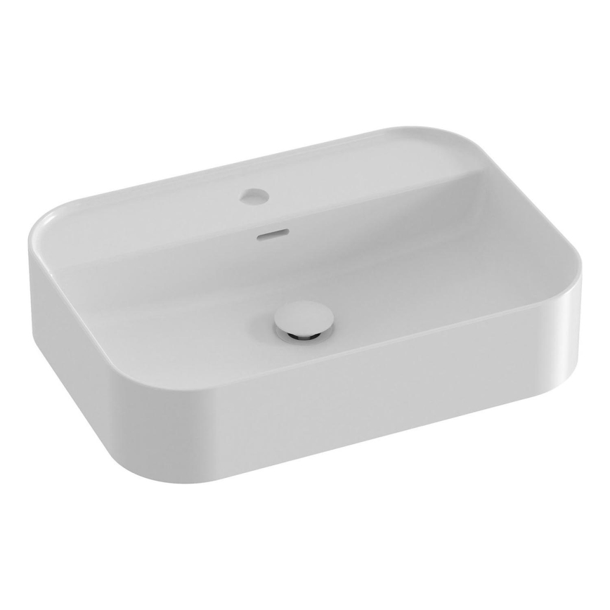 Ravak XJX01155005 - CERAMIC SLIM 55x40 cm Countertop Basin, ceramic/white