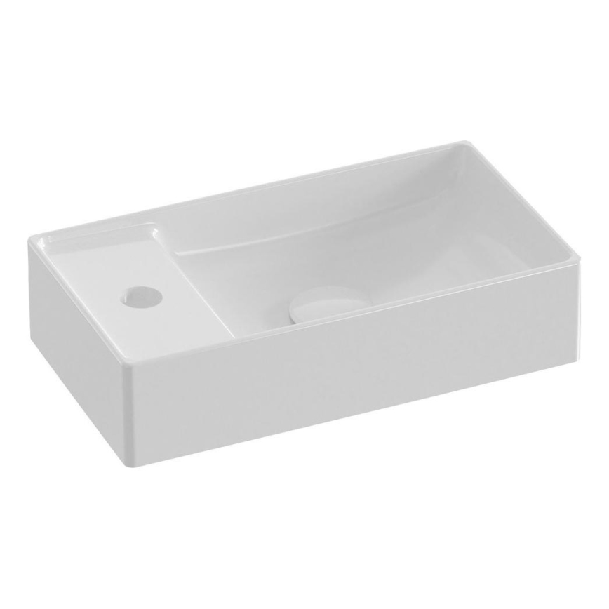 Ravak XJX01240000 - VEDA SLIM countertop washbasin 40 x 22 cm ceramic/white
