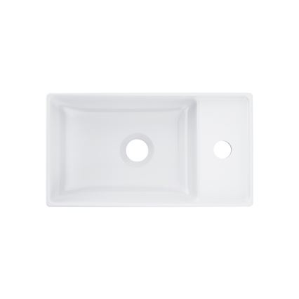 Ravak XJX01240000 - VEDA SLIM countertop washbasin 40 x 22 cm ceramic/white