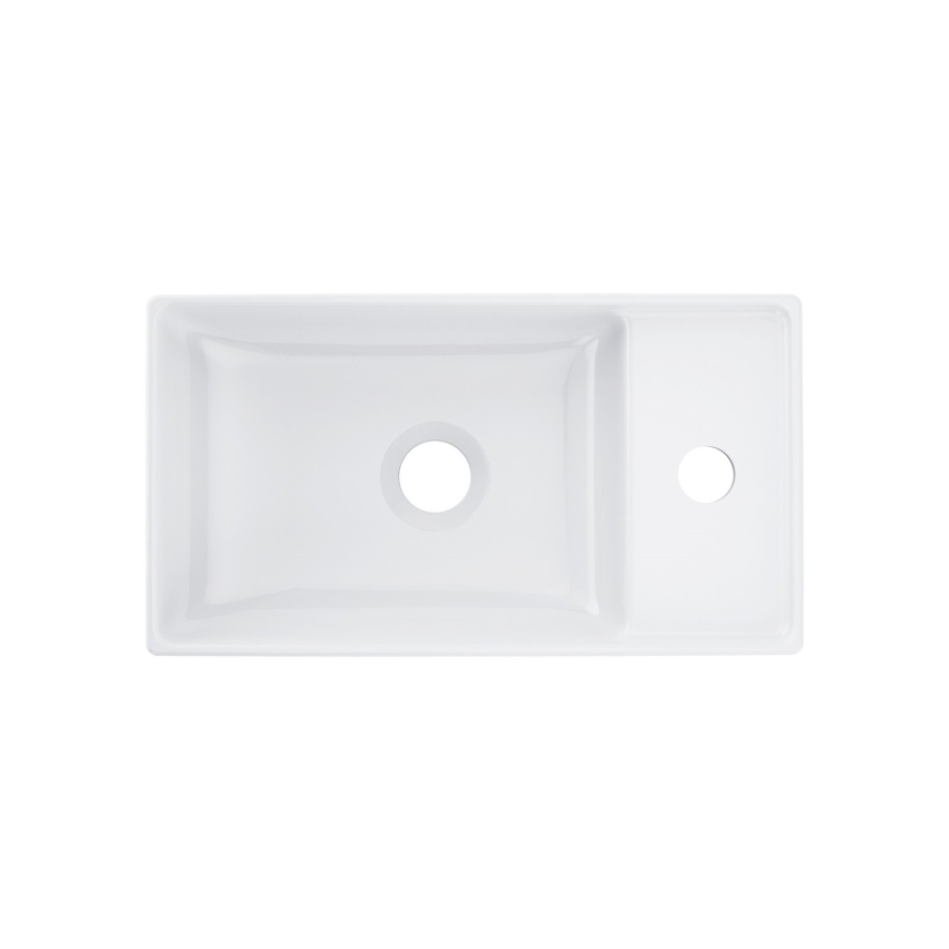 Ravak XJX01240000 - VEDA SLIM countertop washbasin 40 x 22 cm ceramic/white