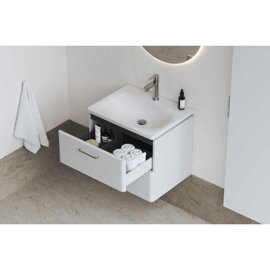 Ravak XJX01250000 - Recessed washbasin BALANCE 50 x 46.5 cm ceramic/white