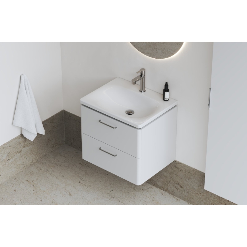Ravak XJX01260000 - BALANCE Recessed Washbasin 60 x 46.5 cm, ceramic/white