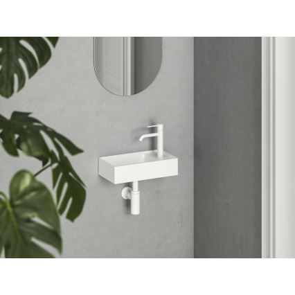 Ravak XJXP1240000 - VEDA Wall-hung washbasin 40.8 x 22.2 cm ceramic/white