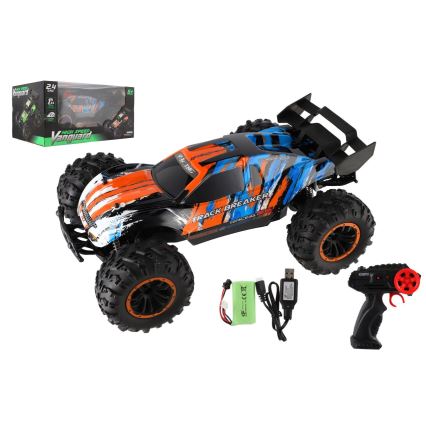 RC Remote-Controlled Buggy, 7.4 V / 500 mAh — Blue/Orange