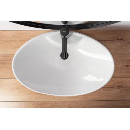 REA-00692 - Countertop washbasin ROSA 44x66 cm ceramic/glossy white