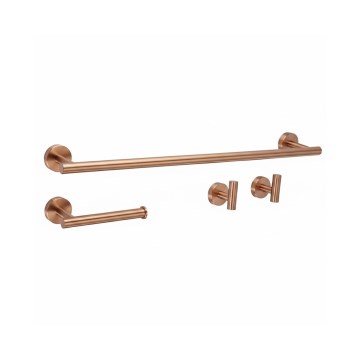 REA-05002 - ARI Brushed Copper Bathroom Accessory Set