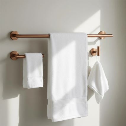 REA-05002 - ARI Brushed Copper Bathroom Accessory Set