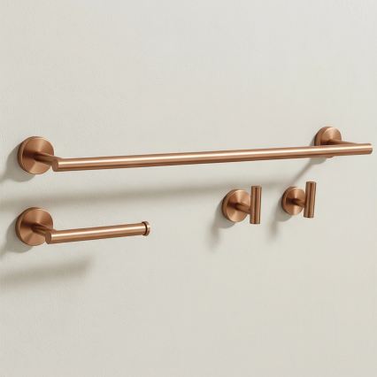 REA-05002 - ARI Brushed Copper Bathroom Accessory Set