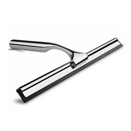 REA-70000 - Polished Chrome Glass Squeegee with Holder
