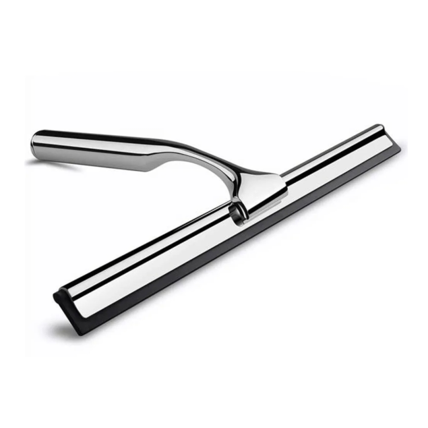 REA-70000 - Polished Chrome Glass Squeegee with Holder