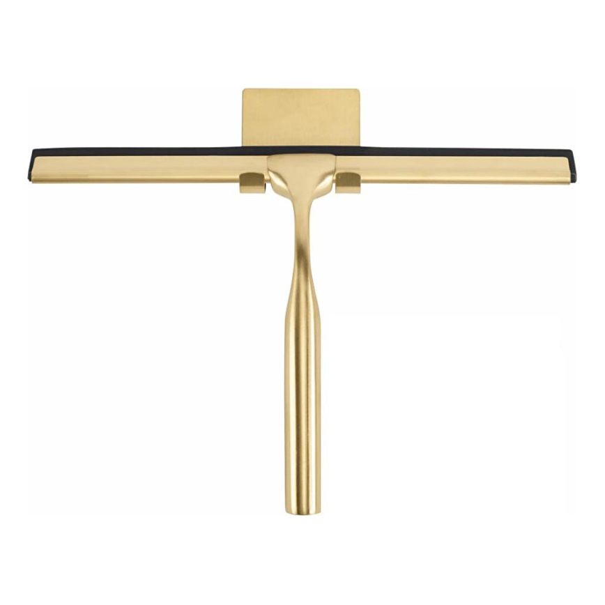 REA-72069 - Brushed Gold Glass Squeegee with Holder