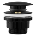 REA-A4100 - Click-Clack basin pop-up waste Ø 6.4 cm, glossy black