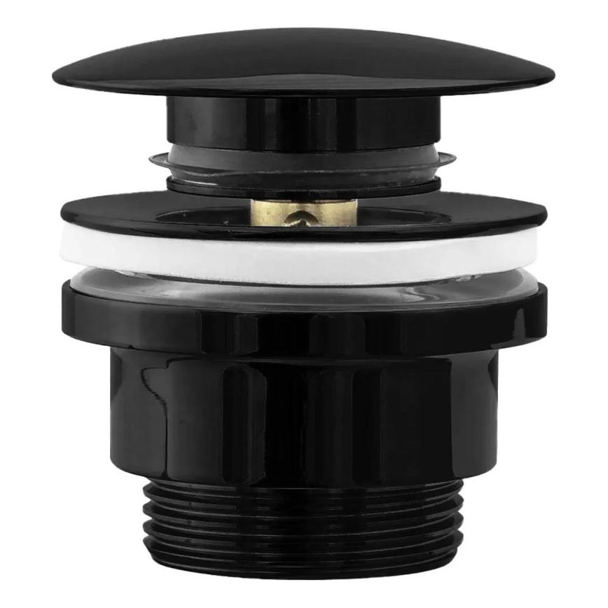 REA-A4100 - Click-Clack basin pop-up waste Ø 6.4 cm, glossy black