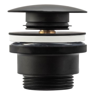 REA-A5216 - Click-Clack Basin Waste Ø 6.4 cm, Black