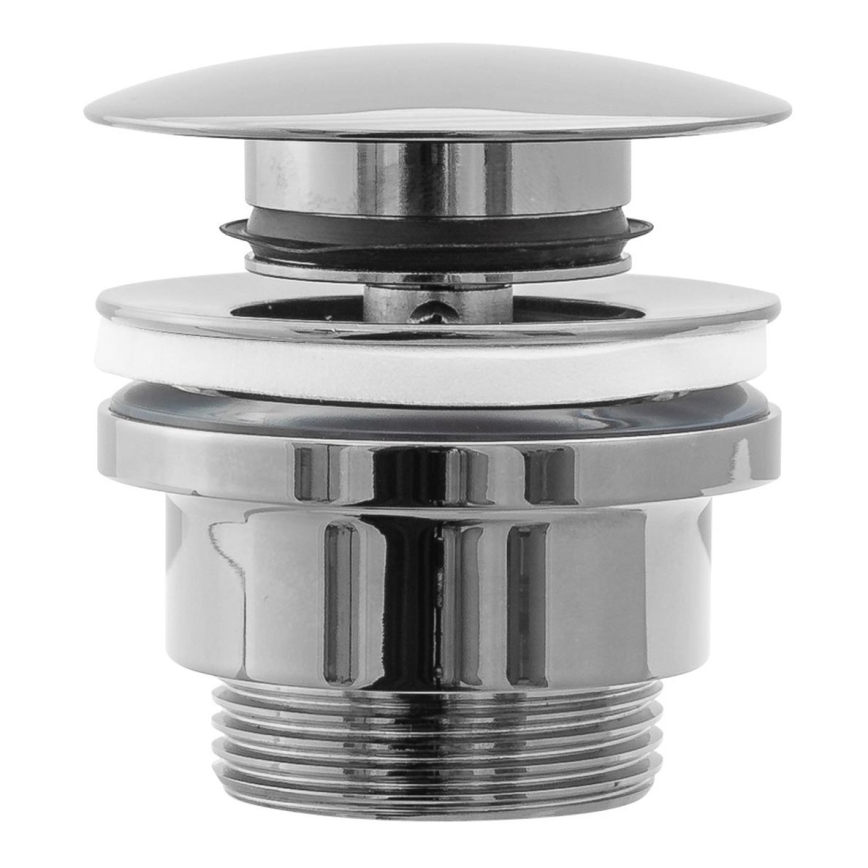 REA-A5217 - CLICK-CLACK Washbasin Pop-up Drain, Ø 6.4 cm, Polished Chrome