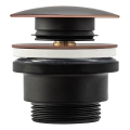 REA-A5218 - CLICK-CLACK Basin Waste, Ø 6.4 cm, Black