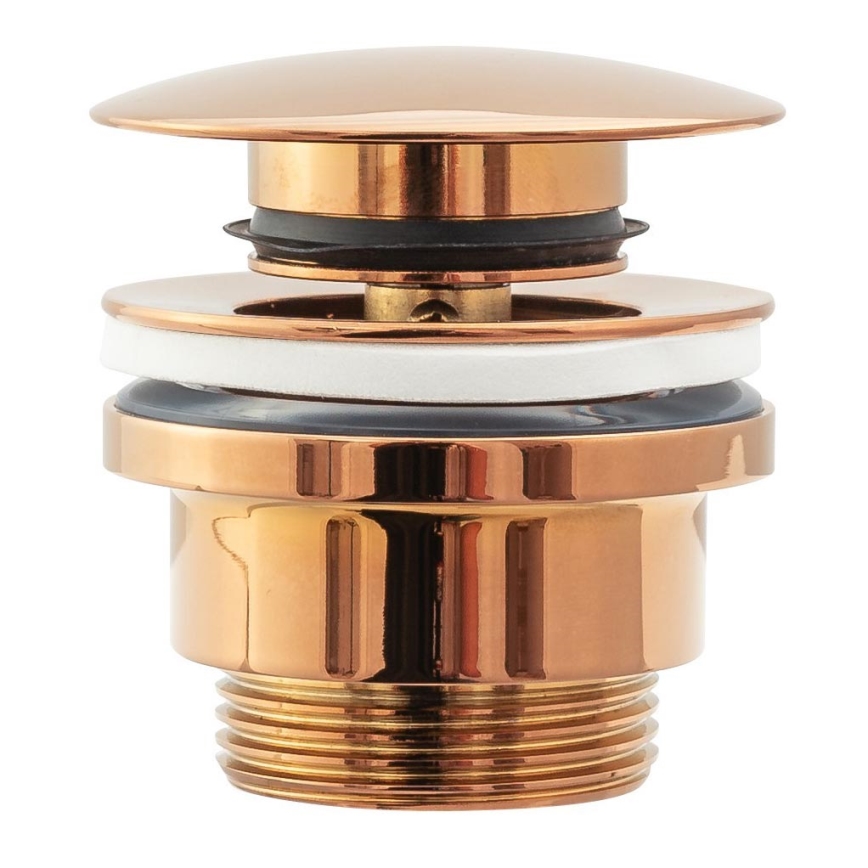 REA-A533A - Click-Clack washbasin drain Ø 6.4 cm, rose gold