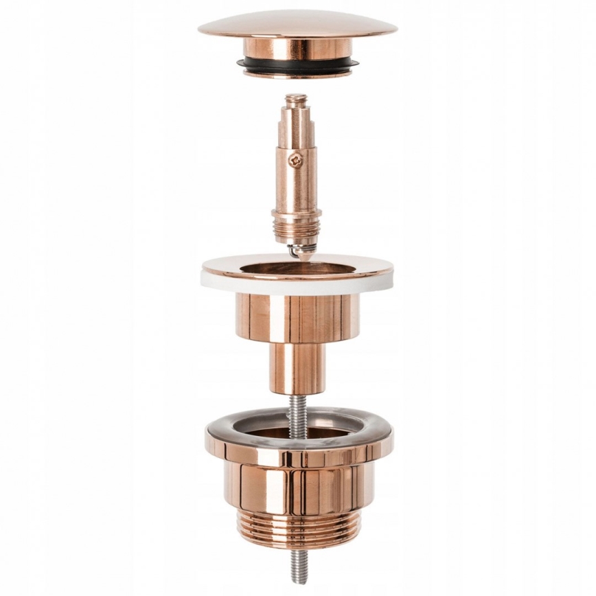 REA-A533A - Click-Clack washbasin drain Ø 6.4 cm, rose gold