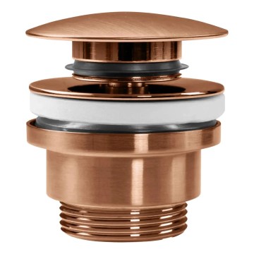 REA-A5632 - CLICK-CLACK basin pop-up waste Ø 6.4 cm, brushed copper