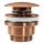 REA-A5632 - CLICK-CLACK basin pop-up waste Ø 6.4 cm, brushed copper