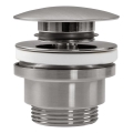 REA-A6000 - CLICK-CLACK basin waste Ø 6.4 cm, brushed nickel