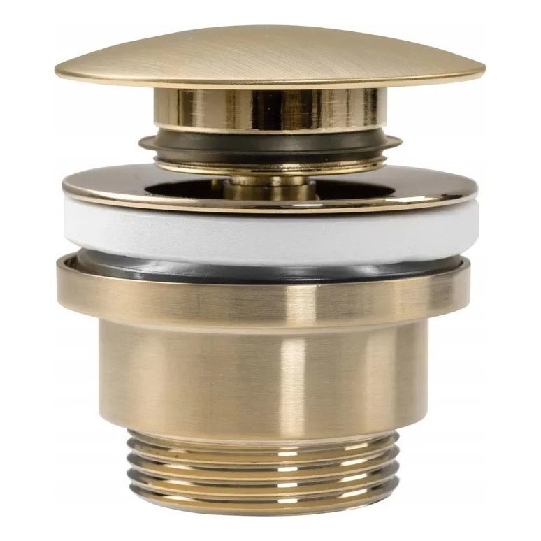 REA-A8585 - CLICK-CLACK Basin Waste, Ø 6.4 cm, Brushed Gold