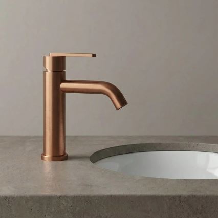 REA-B0970 - ONTARIO 17,5 cm Basin Mixer, Brushed Copper
