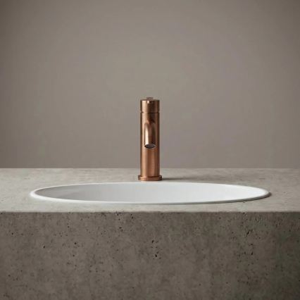 REA-B0970 - ONTARIO 17,5 cm Basin Mixer, Brushed Copper