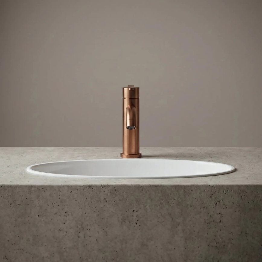 REA-B0970 - ONTARIO 17,5 cm Basin Mixer, Brushed Copper