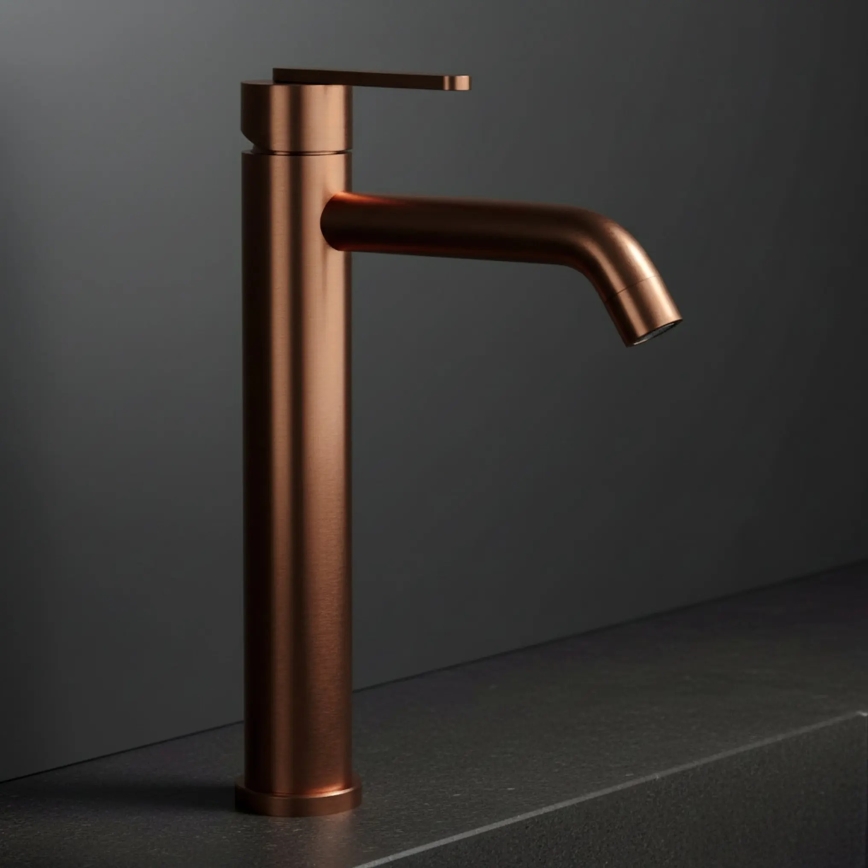 REA-B0971 - ONTARIO 30 cm washbasin faucet, brushed copper