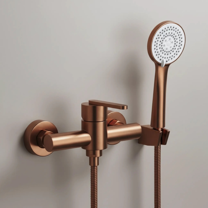 REA-B0974 - ONTARIO Shower Set with Mixer Tap, Copper